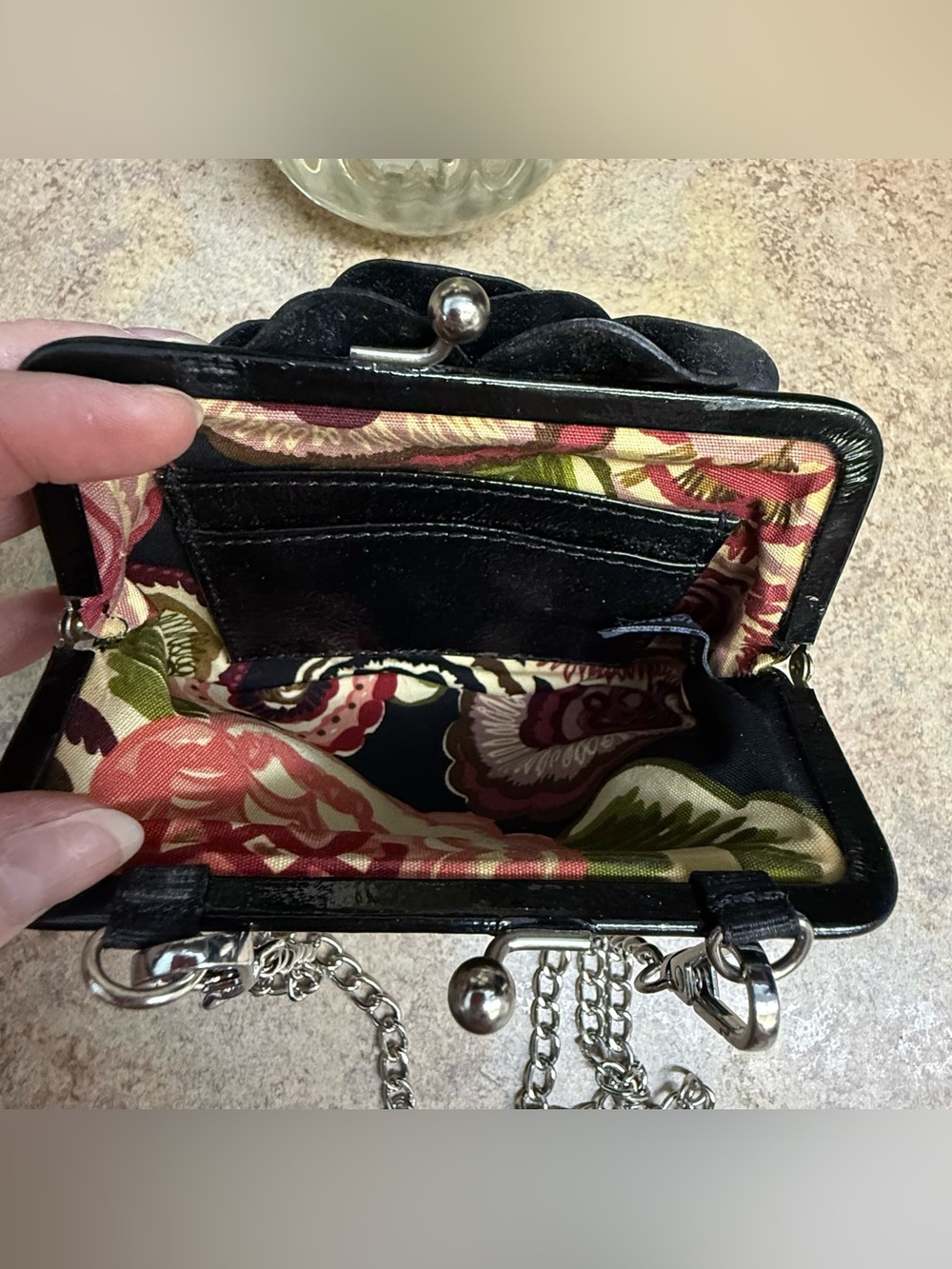 Brighton Rosalie Kisslock floral purse - Picture 8 of 9